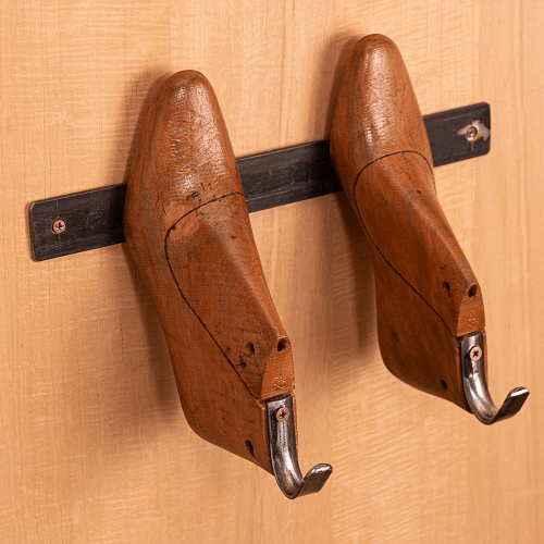 perchero con forma de zapato